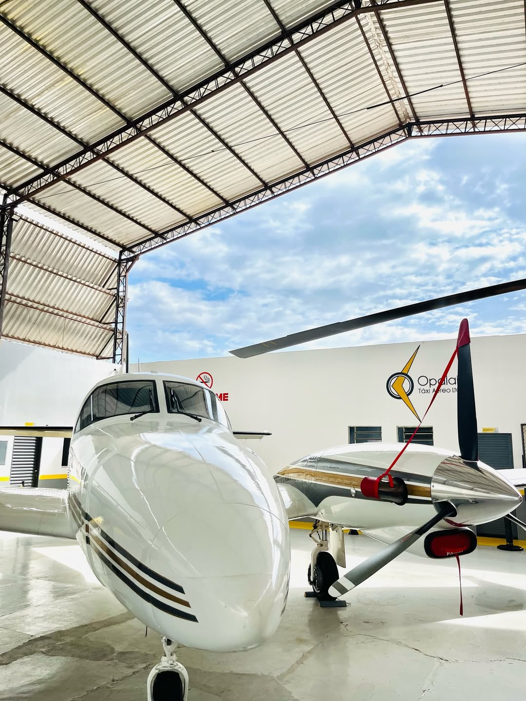 Piper Cheyenne I, prefixo PS-OPL, da Opalair